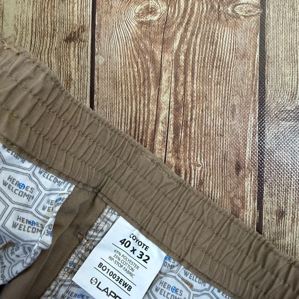 LAPG Basic Operator Cargo Pants Mens 40 x 32 Coyote Brown Ripstop Tactical